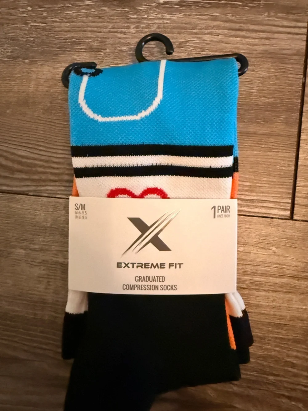 Extreme Fit Medical Theme Graduated Compression Sock- Small/Med